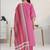women regular kurta with salwar & with dupatta