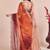 Multicolor ombre mirror work tissue designer saree