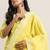 striped straight kurta with harem pants & dupatta