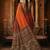 Multicolor bandhani  georgette handloom saree