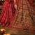 Multicolor bandhani  georgette handloom saree