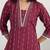 women printed regular kurta with trousers & with dupatta