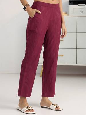 women printed regular kurta with trousers & with dupatta 7
