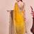 Multicolor ombre mirror work tissue designer saree