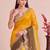 Multicolor ombre mirror work tissue designer saree