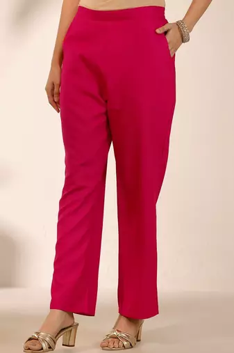 women ethnic motifs embroidered regular kurta with trousers & with dupatta