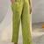 libas green floral printed cotton blend straight suit set with dupatta