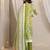libas green geometric printed straight suit set with dupatta