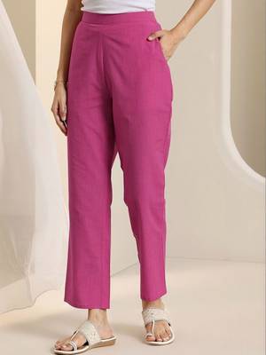 women printed regular thread work kurta with trousers & with dupatta 6