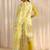 libas yellow floral printed straight suit set with dupatta
