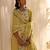 libas yellow floral printed straight suit set with dupatta
