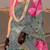 Grey floral zari tissue sungudi saree