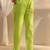 libas green chevron printed straight suit set with dupatta