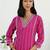 women printed regular thread work kurta with trousers & with dupatta