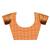 Orange orange & gold-toned paisley woven design zari tissue saree