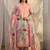 women floral printed regular kurta with trousers & with dupatta