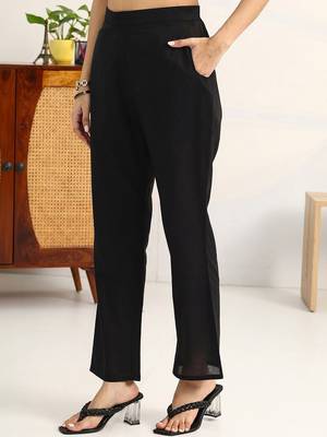 women ethnic motifs printed regular thread work kurta with trousers & with dupatta 7
