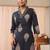 women floral printed regular kurta with trousers & with dupatta