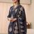 women floral printed regular kurta with trousers & with dupatta