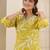 women floral printed regular thread work kurta with trousers & with dupatta