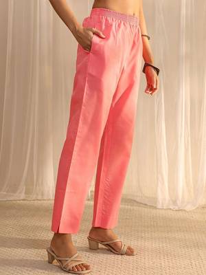 libas peach floral printed straight suit set with dupatta 7