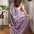 Purple sequinned tissue saree