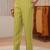 libas green floral printed straight suit set