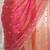 Pink embellished embroidered satin designer saree