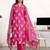 women floral printed regular cotton blend kurta with palazzos & with dupatta