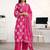 women floral printed regular cotton blend kurta with palazzos & with dupatta