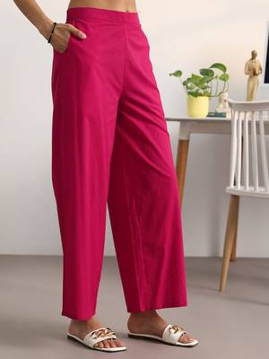 women floral printed regular cotton blend kurta with palazzos & with dupatta 7