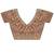 Gold embellished embroidered satin designer saree