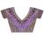 Purple embellished zari satin designer saree