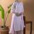women ethnic motifs printed regular kurta with palazzos & with dupatta