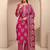 women floral printed regular thread work kurta with trousers & with dupatta