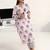 libas purple floral printed straight kurta set