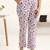 libas purple floral printed straight kurta set