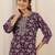 women floral printed regular thread work kurta with trousers & with dupatta