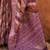 Mauve ethnic motifs zari banarasi saree