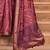 Magenta woven design silk blend banarasi saree