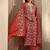 women floral printed regular thread work kurta with trousers & with dupatta
