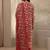 women floral printed regular thread work kurta with trousers & with dupatta