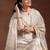 women ethnic motifs printed regular kurta with trousers & with dupatta