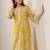 women floral printed regular kurta with trousers