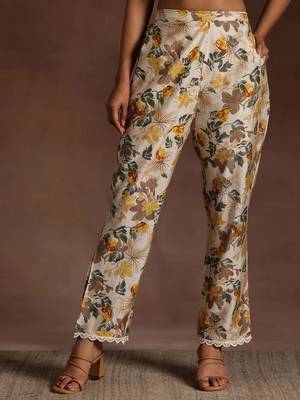 floral printed kurta with trouser 6
