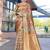 Pink pink & green woven design ethnic motifs zari organza saree