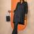 women ethnic motifs printed regular kurta with trousers