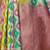 Green abstract woven design zari organza saree
