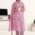 women floral printed regular cotton blend kurta with trousers & with dupatta