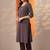 women ethnic motifs printed kurta with trouser & dupatta